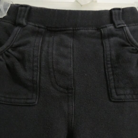 Girl's Comfortable Black Joggers | 5-6 | Stretchy Waistband | Belt Loops - Picture 4 of 15